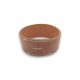 BRACELET HERMES POUL TOUR SELLIER MANCHETTE T20 CUIR MARRON LEATHER BANGLE 705€