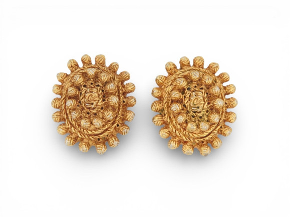 boucles d'oreilles christian lacroix effet