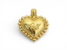 broche christian lacroix coeur logo en