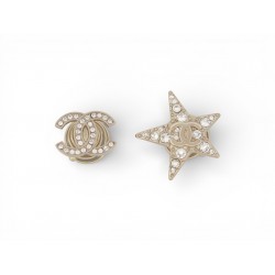 ACCESSOIRE BIJOUX DE CHEVEUX CHANEL EPINGLE PINCE LOGO CC ETOILE STRASS 800€