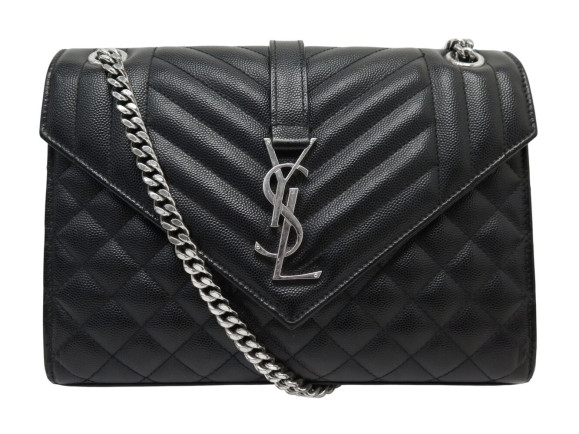 sac a main saint laurent enveloppe medium 600185 cuir