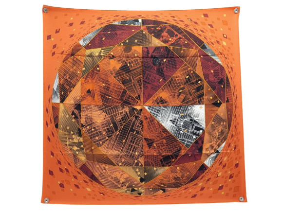 foulard hermes faubourg by night b.p. emery carre