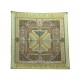 NEUF FOULARD HERMES SUR UN TAPIS VOLANT A. FAIVRE CARRE 90 SOIE VERTE SCARF 580€