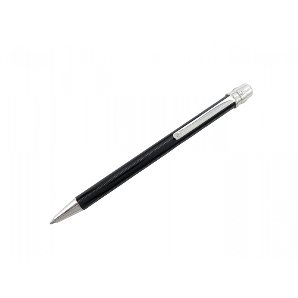 NEUF STYLO BILLE CARTIER SANTOS EN LAQUE NOIRE + BOITE LAKE BALLPOINT PEN 405€