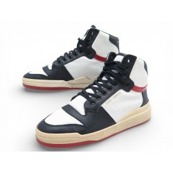 CHAUSSURES SAINT LAURENT SL/24 610618 42 EN CUIR PERFORE TRICOLORE SNEAKERS 800€