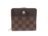 portefeuille louis vuitton compact zippy toile damier