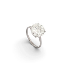  bague solitaire diamant de laboratoire 5.41cts or