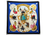 foulard hermes plaza de toros 1993 carre 90 cm en soie