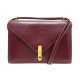 VINTAGE SAC A MAIN HERMES ALCAZAR JIMMY'S II 1975 EN CUIR BOX BORDEAUX ROUGE BAG