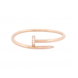 NEUF BRACELET CARTIER JUSTE UN CLOU CRB6048517 T16 OR ROSE 18K & DIAMANTS 14700€