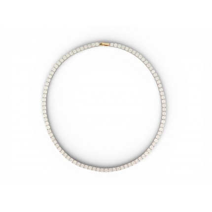 NEUF COLLIER MAUBOUSSIN UN SOUPER A CABOURG EN ARGENT 925 OR 18K DIAMANTS 2205€