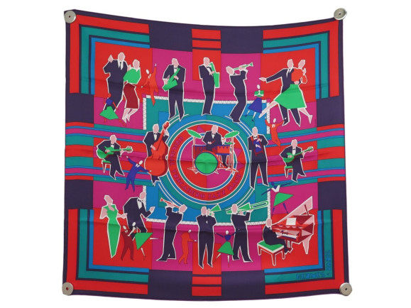foulard hermes original trocadero jazz band carre