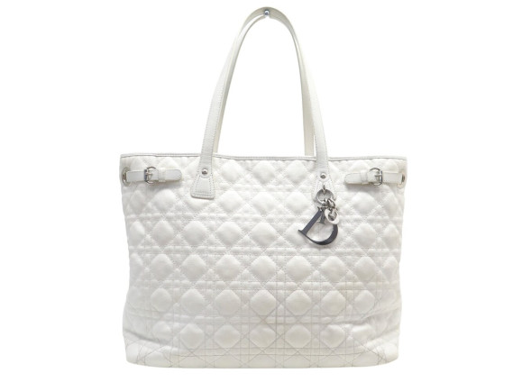 sac a main christian dior panarea mm cabas en toile