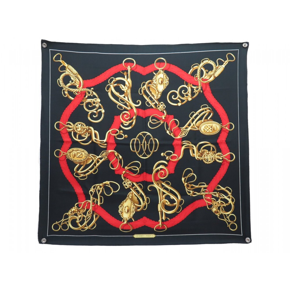 NEUF VINTAGE FOULARD HERMES PROFILE 1ERE EDITION 1974 GUILLEMOT CARRE 90 580€