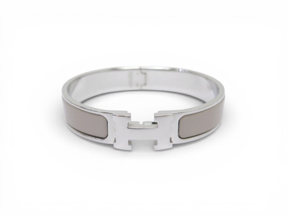 bracelet hermes clic h email marron glace