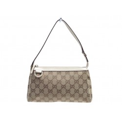 SAC A MAIN GUCCI ABBEY D-RING 145750 POCHETTE TOILE MONOGRAMME GG BEIGE BAG 980€