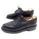 NEUF CHAUSSURES BOWEN 8.5 42.5 DERBY DEMI CHASSE CUIR NOIR EMBAUCHOIR SHOES 364€