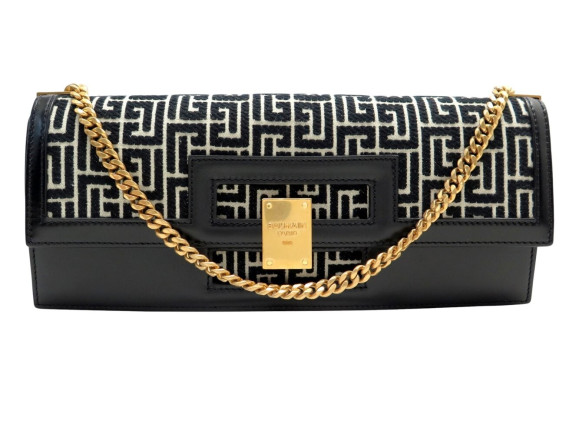  sac a main balmain 1945 pochette allongee toile