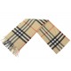NEUF ECHARPE LARGE BURBERRY TARTAN CHECK 8085931 200X52CM CACHEMIRE SCARF 635€