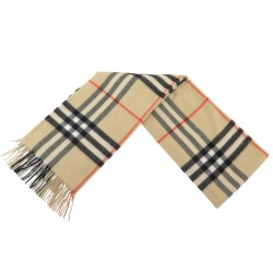 NEUF ECHARPE LARGE BURBERRY TARTAN CHECK 8085931 200X52CM CACHEMIRE SCARF 635€