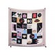 FOULARD CHANEL CC TIMELESS CAMBON CAMELIA COCO CARRE 90 EN SOIE SILK SCARF 530€