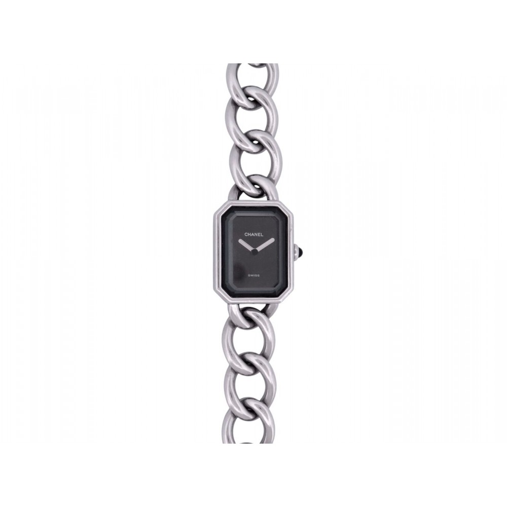 VINTAGE MONTRE CHANEL PREMIERE CHAINE GOURMETTE GM H7018 26MM QUARTZ WATCH 5500€