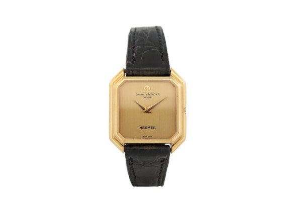  montre baume mercier pour hermes ceinture or