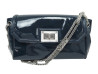 sac a main chanel rabat 2.55 a46823 cuir vernis bleu