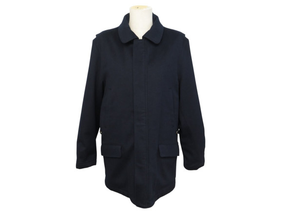  manteau long loro piana bleu marine m 48 50 en