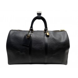 VINTAGE SAC DE VOYAGE A MAIN LOUIS VUITTON KEEPALL 45 CUIR EPI M42972 BAG 2100€