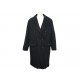 NEUF VINTAGE MANTEAU CHANEL LONG BOUTONS LOGO CC 38 LAINE BLEU MARINE COAT 6000€