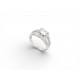 NEUF BAGUE MAUBOUSSIN CHANCE OF LOVE N5 DIAMANT 0.5CT T50 EN OR BLANC 18K 8050€