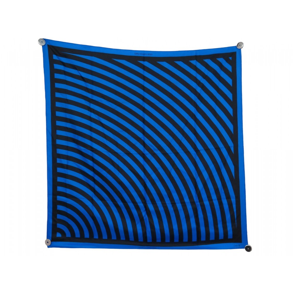 NEUF FOULARD LOUIS VUITTON RESSAC 90 SOL LEWITT 1ERE EDITION 1987 LIMITEE SCARF