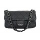 SAC A MAIN CHANEL ON THE ROAD FERMOIR TIMELESS CUIR NOIR PORTE EPAULE BAG 7500€