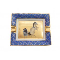 RARE CENDRIER HERMES CHEVAL SAMOURAI JAPON VIDE POCHE + BOITE SAC ASHTRAY 645€