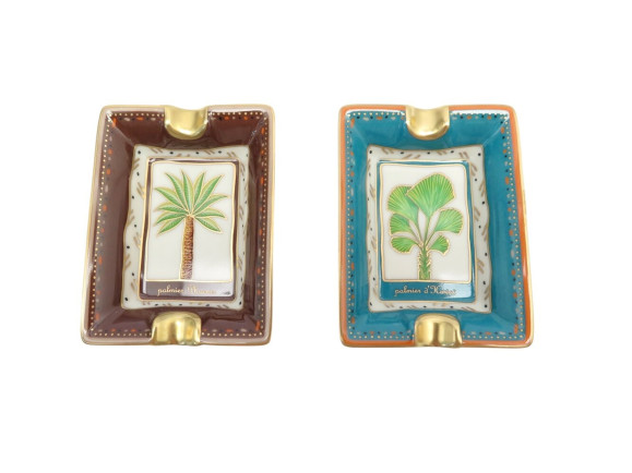 set de 2 minis cendriers palmiers phoenix hawai