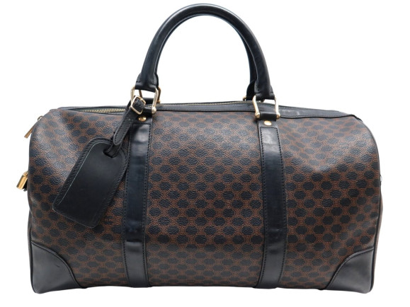  sac de voyage a main celine boston 40 en toile