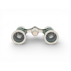 NEUF JUMELLES MONTRE ROLEX LUNETTES D'OPERA ACIER PALLADIE EMAIL VERT BINOCULARS