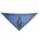 NEUF RARE FOULARD HERMES TRIANGLE PANI LA SHAR PAWNEE 1984 SOIE MADRAS TAFFETAS
