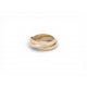 BAGUE CARTIER TRINITY PM 3 ORS 18K T45 PENDENTIF COLLIER CORDON PINKY RING 1730€