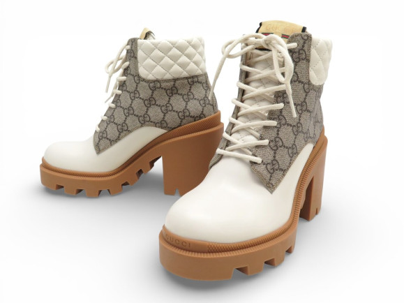  chaussures gucci bottines 659691 38.5 cuir apollo