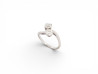 bague sertie toi moi 2 diamants 0.95ct t53 en or