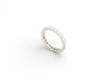 bague alliance americaine 22 diamants pavage complet
