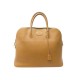VINTAGE SAC A MAIN HERMES BOLIDE 45 EN CUIR GRAINE MARRON CLAIR NATUREL HANDBAG