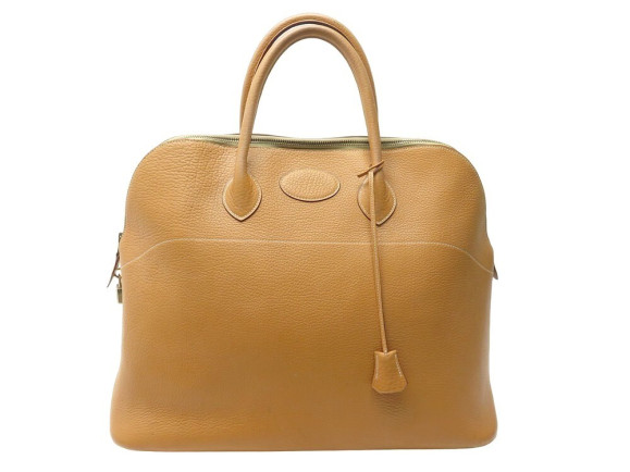 sac a main hermes bolide 45 en cuir graine