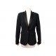 NEUF VESTE BURBERRY DE TAILLEUR 38 M POLYESTER NOIR CINTREE BLACK JACKET 1590€