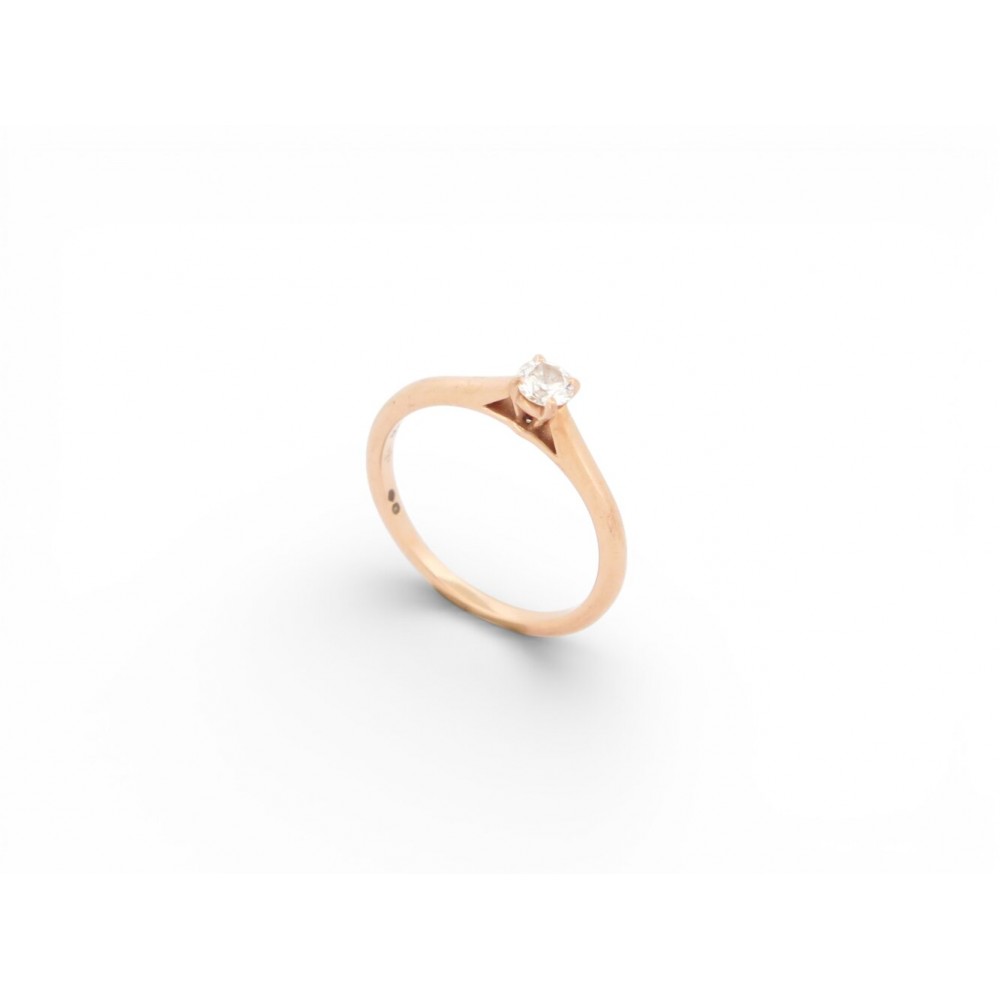BAGUE CARTIER SOLITAIRE CRN4226655 T55 OR ROSE & DIAMANT 0.24CT GOLD RING 3390€