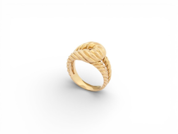 rare  bague boucheron noeud marin t51 6.9 gr en