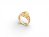 rare  bague boucheron noeud marin t51 6.9 gr en