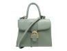 sac a main delvaux brillant mm en cuir box vert